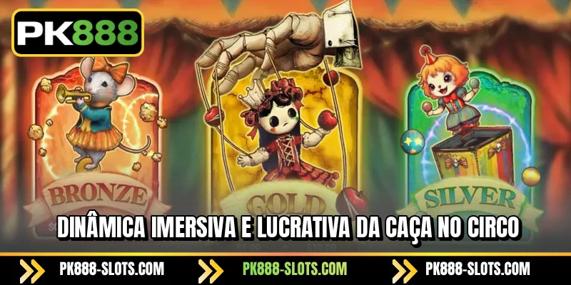 Dinâmica imersiva e lucrativa da Caça no Circo