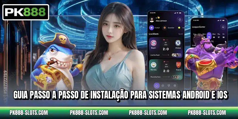 Guia passo a passo de instalação para sistemas Android e iOS