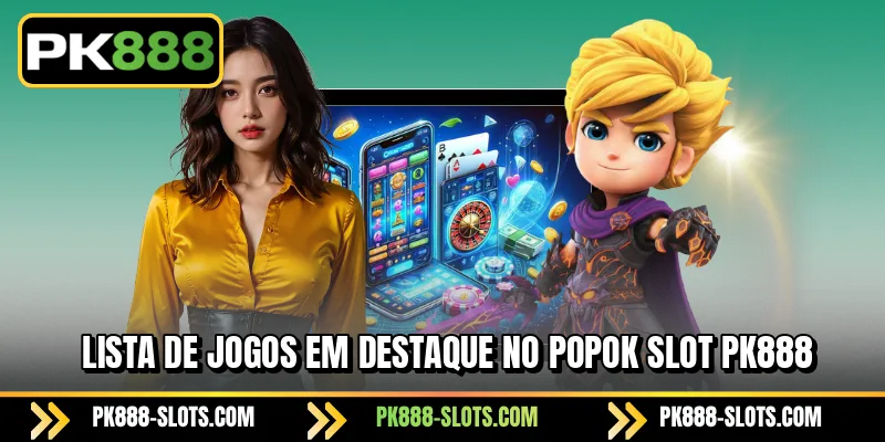 Lista de Jogos em Destaque no PK888 POPOK Slot