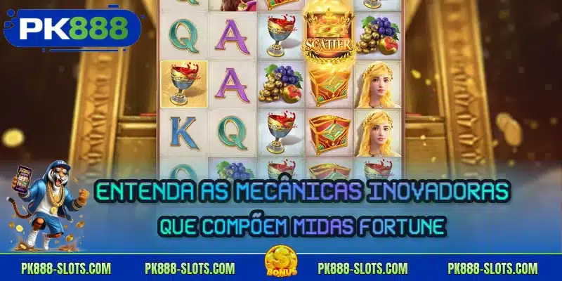 Entenda as mecânicas inovadoras que compõem Midas Fortune