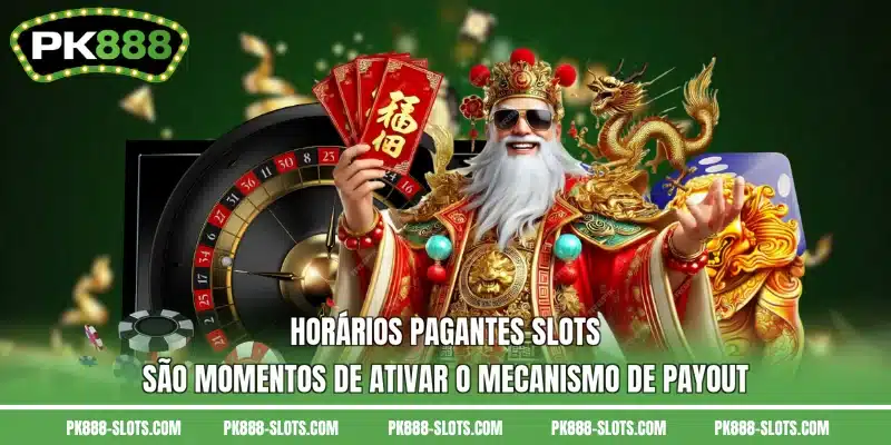 Horários pagantes slots são momentos de ativar o mecanismo de payout